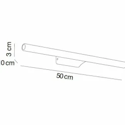 Aplique De Luz Led Redondo 50 Cm A Pared – 7666 – Manillons Torrent – 07666002