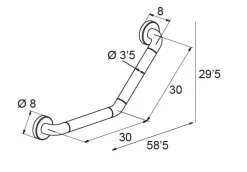 Asa Triangular 300X300Mm – Blanco Modelo Combis – 1858075 – Manillons Torrent
