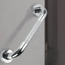 Asa/Barra Seguridad Antideslizante De 30 Cm Acero Inoxidable Cromo – Oxen – 140502