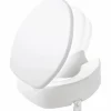 Asiento Ergonómico Con Alza Para Inodoro, Con Tapa De Cierre Suave Y De Adaptación Universal. Duroplast Blanco Y Poliéster 15039.W – Nofer