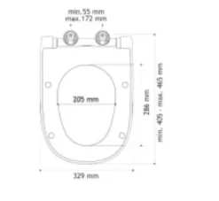 Asiento Y Tapa Alba Con Caida Amortiguada Compatible Con Dama Retro – Plastisan