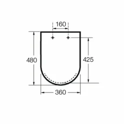 Asiento Y Tapa Inodoro – Dama Compacto – Roca