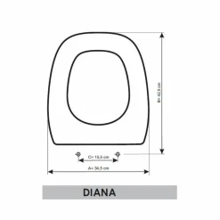 Asiento Y Tapa Para Inodoro – Diana – Gala – G5134001