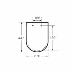 Asiento Y Tapa Para Inodoro – Access – Roca – A801230004