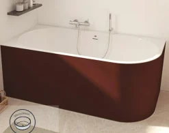 Bañera Acrilica Exenta Adosada A Pared Con Faldón – Taris R/L – Baños 10