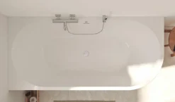 Bañera Acrilica Exenta Adosada A Pared Con Faldón – Taris R/L – Baños 10