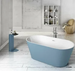 Bañera Acrílica Exenta Con/Sin Hidromasaje Air Sistem – Van – Baños10