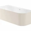Bañera De STONEX® Beige De Esquina Asimétrica Izquierda Con Desagüe Click-clack Y Sifón 1800 X 800 X 590 Mm – Raina – Roca – A2486630B0