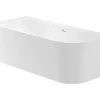 Bañera De STONEX® Blanca De Esquina Asimétrica Izquierda Con Desagüe Click-clack Y Sifón 1800 X 800 X 590 Mm – Raina – Roca – A248663000