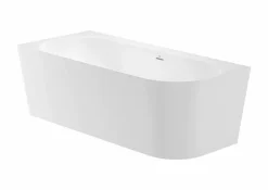 Bañera De STONEX® Blanca De Esquina Asimétrica Izquierda Con Desagüe Click-clack Y Sifón 1800 X 800 X 590 Mm – Raina – Roca – A248663000
