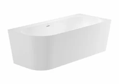 Bañera De STONEX® Blanca De Esquina Asimétrica Derecha Con Desagüe Click-clack Y Sifón 1700 X 750 X 590 Mm – Raina – Roca – A248667000