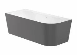 Bañera De STONEX® Onix De Esquina Asimétrica Izquierda Con Desagüe Click-clack Y Sifón 1800 X 800 X 590 Mm – Raina – Roca – A2486630X0