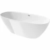 Bañera De STONEX® Oval Blanca Con Desagüe Click-clack Y Sifón 1800 X 800 X 570 Mm – Ariane – Roca – A248669000