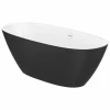 Bañera De STONEX® Oval Negra Con Desagüe Click-clack Y Sifón 1800 X 800 X 570 Mm – Ariane – Roca – A2486690K0