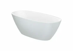 Bañera De STONEX® Oval Perla Con Desagüe Click-clack Y Sifón 1650 X 750 X 570 Mm – Ariane – Roca – A2484700P0