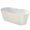 Bañera De STONEX® Ovalada Beige Con Desagüe Click-clack Y Sifón – Raina – Roca – A2484660B0