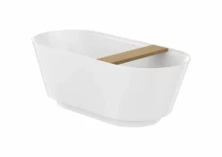 Bañera De STONEX® Ovalada Con Bandeja De Madera – Roca – A248671000