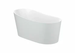 Bañera De STONEX® Ovalada Perla Con Desagüe Click-clack Y Sifón – Maui – Roca – A2484990P0