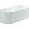 Bañera De STONEX® Perla De Esquina Asimétrica Derecha Con Desagüe Click-clack Y Sifón 1800 X 800 X 590 Mm – Raina – Roca – A2486640P0