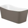 Bañera De STONEX® Rectangular Café Con Desagüe Click-clack Y Sifón – Maui – Roca – A2485020C0
