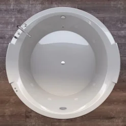 Bañera Encastrada Acrilica Ø 170 Cm – Cimbra – Baños10