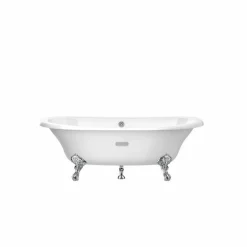 Bañera Oval De Fundición Esmaltada Con Fondo Antideslizante – Newcast – Roca