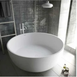 Bañera Solid Surface Exenta 150 Cm De Diametro – Aral – Baños10