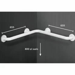 Barra De Sujeción Corta En ángulo Para Ducha- Prestobar 155 – PrestoEquip – 89155