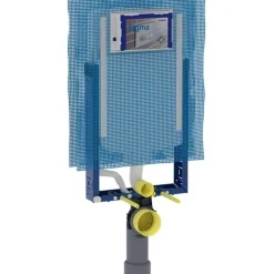 Bastidor Para Inodoro Suspendido 109 Cm , Con Cisterna Empotrada Sigma 8 Cm , Codo De Desague De Pvc- Geberit Kombifix