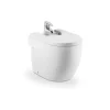 Bide De Porcelana Compacto Adosado A Pared – Roca – Meridian