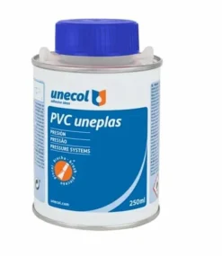 Bote Pegamento Pasta Uneplas 250ml Con Pincel Para PVC – 2181000002 – Unecol