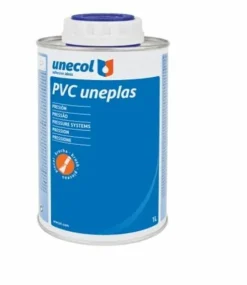 Bote Pegamento Pasta Uneplas 1000ml Con Pincel Para PVC – 2181000010 – Unecol