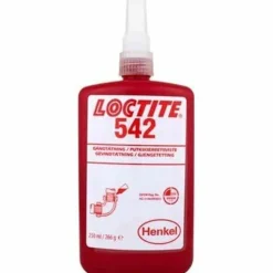 Botella Sellador Hidráulico 542 Con Base Acrílica 250ml Marrón Para Roscas 3/8-3/4 – 2180000021 – Loctite