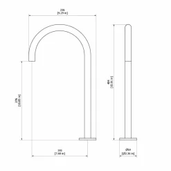 Caño Alto Repisa Zoom Oro Cepillado – 4980229 – Galindo – LuxCover