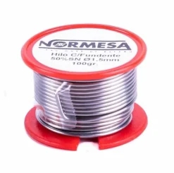 Carrete Hilo Para Soldadura Estaño/plomo 50% 100g Apto Para Soldadura Electrónica – 2183000151 – Normesa