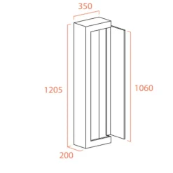 Columna 35 Cm – Torvisco Group – Kuma