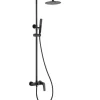 Columna Barra De Ducha Monomando Negro Mate Serie Delos – BDD055/NG – Imex