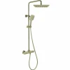 Columna De Ducha Grifería Termostática Oro Cepillado – Niza CO038 36 – Kassandra