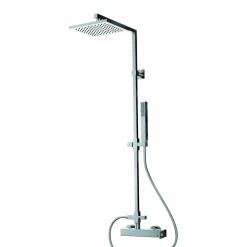 Columna De Ducha Mezcladora Nitro Blanco Rociador 300 Mm Y Flexo Pvc – 52450304 – Galindo – LuxCover