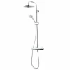 Columna De Ducha Mezcladora 250 Mm Abs, Flexo PVC Y Maneral Pysa 5 Funciones Cromo – Livra – Galindo – 49650300