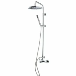 Columna De Ducha Mezcladora Cónico Rociador 200 Mm Abs Y Flexo Inox – 71750100 – Galindo