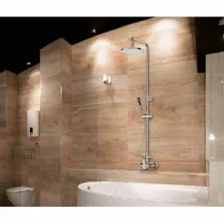 Columna De Ducha Monomando Mezcladora Rociador 200 Mm – Albos – 71250100 – Galindo