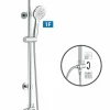 Columna De Ducha New Pacific Sin Grifería, Rociador ABS De ¯20 Cm. – 22NPSGR01 – AQG