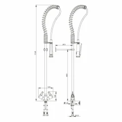 Columna Industrial Mezcladora Bimando. Accionamiento Mediante Volantes – 70812 – Presto Iberica