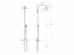 Columna Termostática Para Baño-ducha VICTORIA A5A2J18C00 T – PLUS – Roca