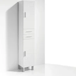 Columna/Pilar Auxiliar Blanco Brillo 189 Cm Alto – Claudia/Tania – Muebles Jumar