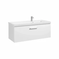Conjunto Completo Mueble De 1 Cajón + Lavabo De 90 O 110 Cm – Prisma – Roca
