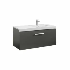 Conjunto Completo Mueble De 1 Cajón + Lavabo De 90 O 110 Cm – Prisma – Roca