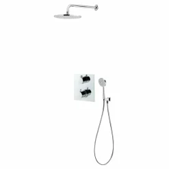 Conjunto De Baño-ducha Termostático Empotrable Atlantis Redondo – K130047400 – Galindo