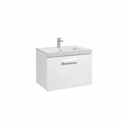 Conjunto De Mueble 1 Cajón + Lavabo 80 O 60 Cm – Prisma – Roca